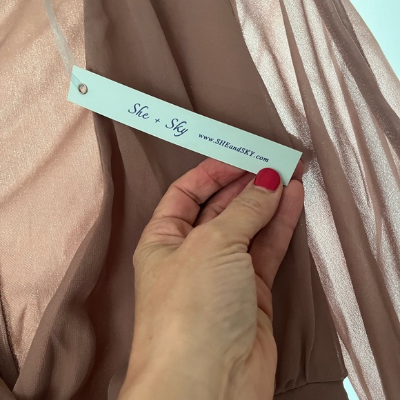 She + Sky shorts romper - Picture 3 of 4